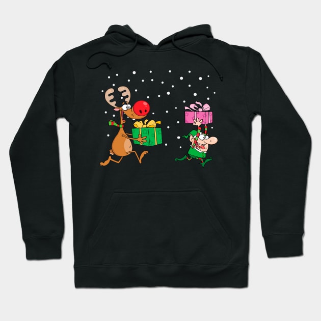 Funny Matching Ugly Christmas Sweater Hoodie by KsuAnn